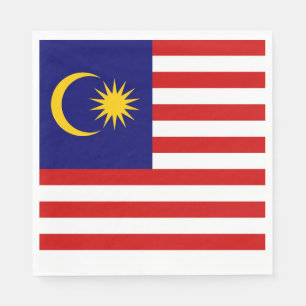 Serviette En Papier Drapeau de Malaisie