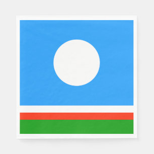 Serviette En Papier Drapeau de Sakha