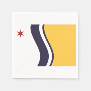 Serviette En Papier Drapeau de South Bend, Indiana