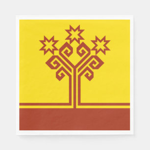 Serviette En Papier Drapeau de Tchouvachie