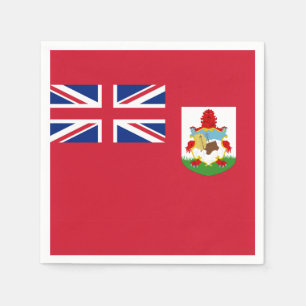 Serviette En Papier Drapeau des Bermudes Papier Napkin