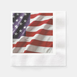 Serviette En Papier Drapeau des États-Unis