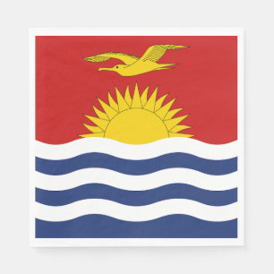 Serviette En Papier Drapeau des Kiribati