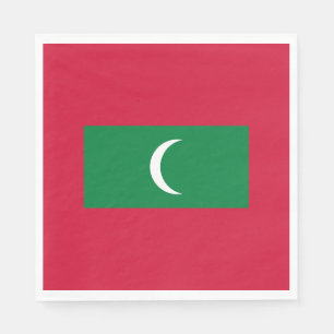 Serviette En Papier Drapeau des Maldives