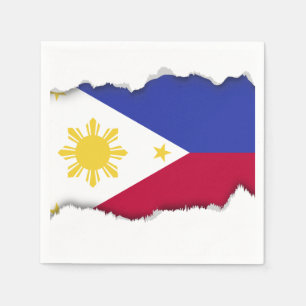 Serviette En Papier Drapeau des Philippines