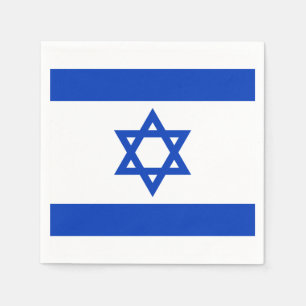 Serviette En Papier Drapeau des serviettes de papier de l'Israël