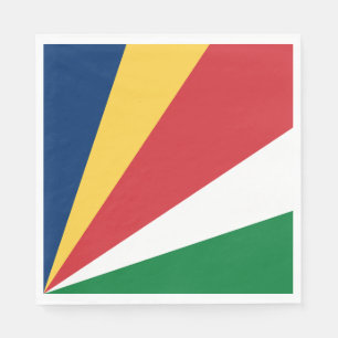 Serviette En Papier Drapeau des Seychelles