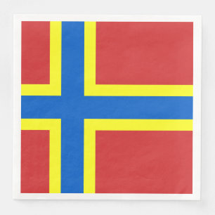 Serviette En Papier Drapeau d'Orkney Dîner en papier serviettes