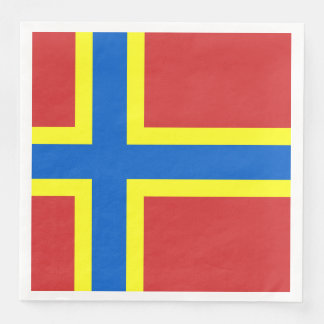 Serviette En Papier Drapeau d'Orkney Dîner en papier serviettes