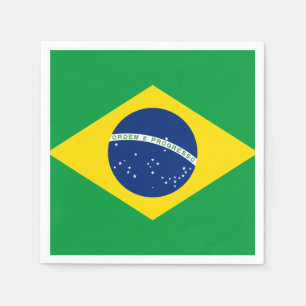 Serviette En Papier Drapeau du Brésil