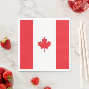 Serviette En Papier Drapeau du Canada