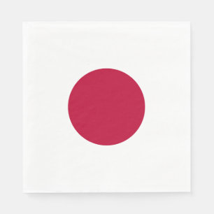Serviette En Papier Drapeau du Japon
