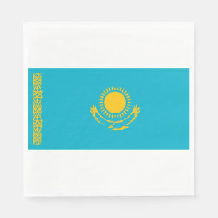 Serviette En Papier Drapeau du Kazakhstan