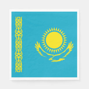 Serviette En Papier Drapeau du Kazakhstan