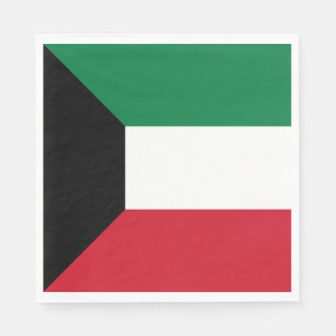 Serviette En Papier Drapeau du Koweït