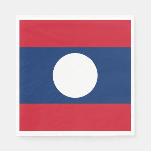 Serviette En Papier Drapeau du Laos