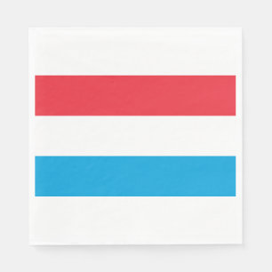 Serviette En Papier Drapeau du Luxembourg