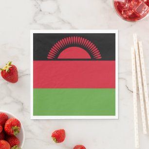 Serviette En Papier drapeau du Malawi