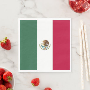Serviette En Papier Drapeau du Mexique