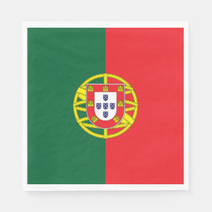 Serviette En Papier Drapeau du Portugal