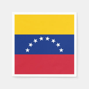 Serviette En Papier Drapeau du Venezuela
