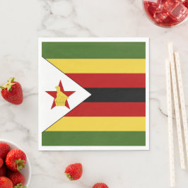 Serviette En Papier drapeau du Zimbabwe