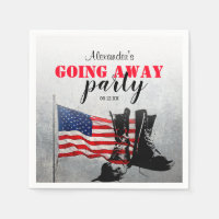 Drapeau et bottes américains qui disparaissent | M