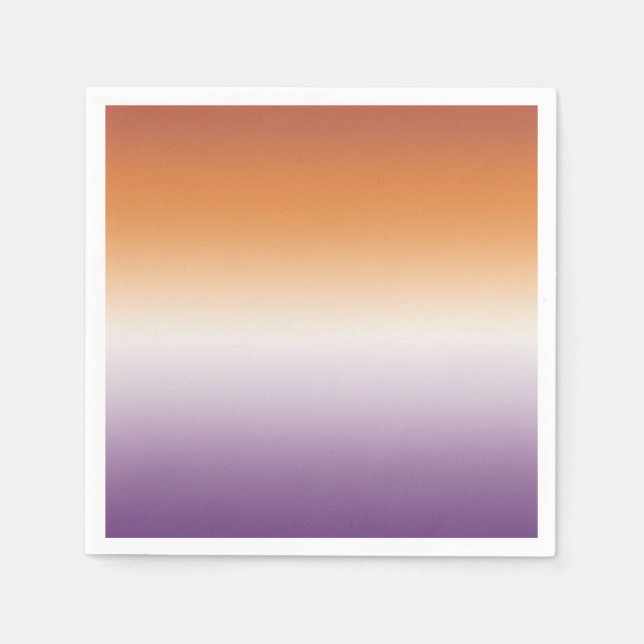 Serviette En Papier Drapeau lesbien subtil du Parti Sapphique (Devant)