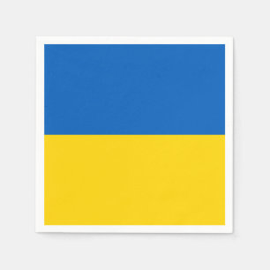 Serviette En Papier Drapeau patriotique ukrainien
