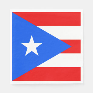 Serviette En Papier Drapeau portoricain (Porto Rico)