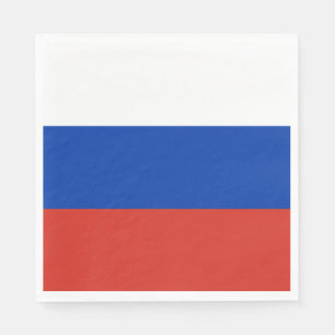Serviette En Papier Drapeau russe (Russie)