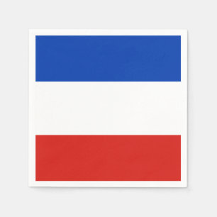Serviette En Papier Drapeau Schleswig-Holstein Papier Napkins