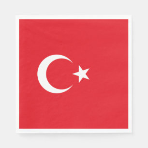 Serviette En Papier Drapeau turc (Turquie)