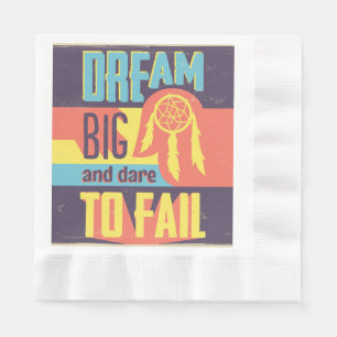 Serviette En Papier Dream Big