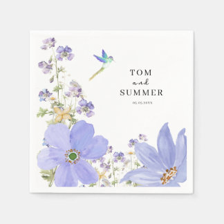Serviette En Papier Dreamy Lilac Wedding