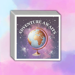 Serviette En Papier Dreamy Watercolor Adventure Attend le Baby shower