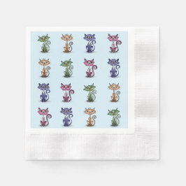 Serviette En Papier Drôle Cute Cocktail Papier Napkin