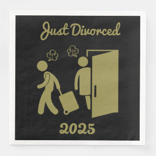 Serviette En Papier Drôle Divorce Sympathy Dons