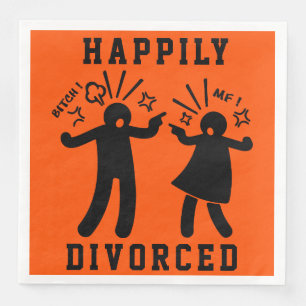 Serviette En Papier Drôle Divorce Sympathy Party