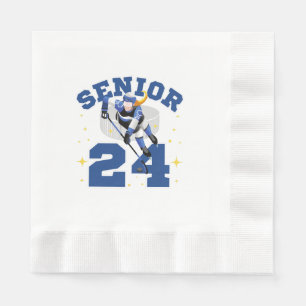 Serviette En Papier Drôle Hockey sur glace senior 2024