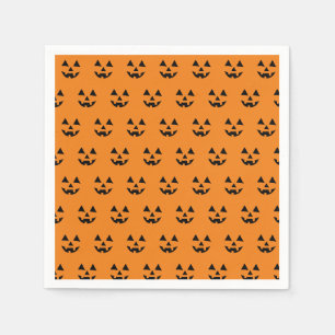 Serviette En Papier Drôle Jack O Lanter Halloween Art Simple Jack O