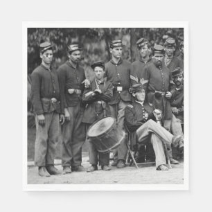 Serviette En Papier Drummer, 93e Compagnie d'infanterie de New York C