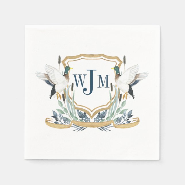 Serviette En Papier Duck Napkins (Devant)