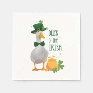 Serviette En Papier Duck o' the Irish St. Patricks Day