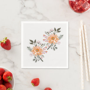 Serviette En Papier Duo florissant