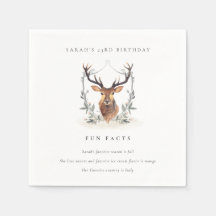 Dusky Deer Floral Crest Faits amusants N'importe q
