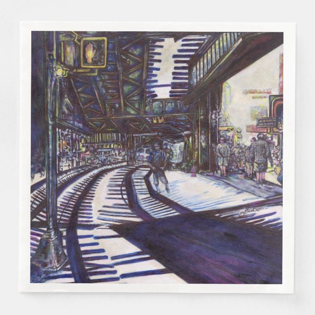 Serviette En Papier Dusting the Piano (Devant)