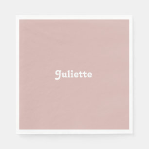 Serviette En Papier Dusty Blush
