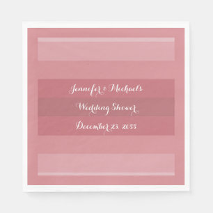Serviette En Papier Dusty Rose Wedding shower, Anniversaire papier