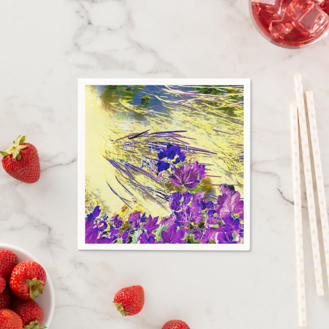 SERVIETTE EN PAPIER EAU (En situation)